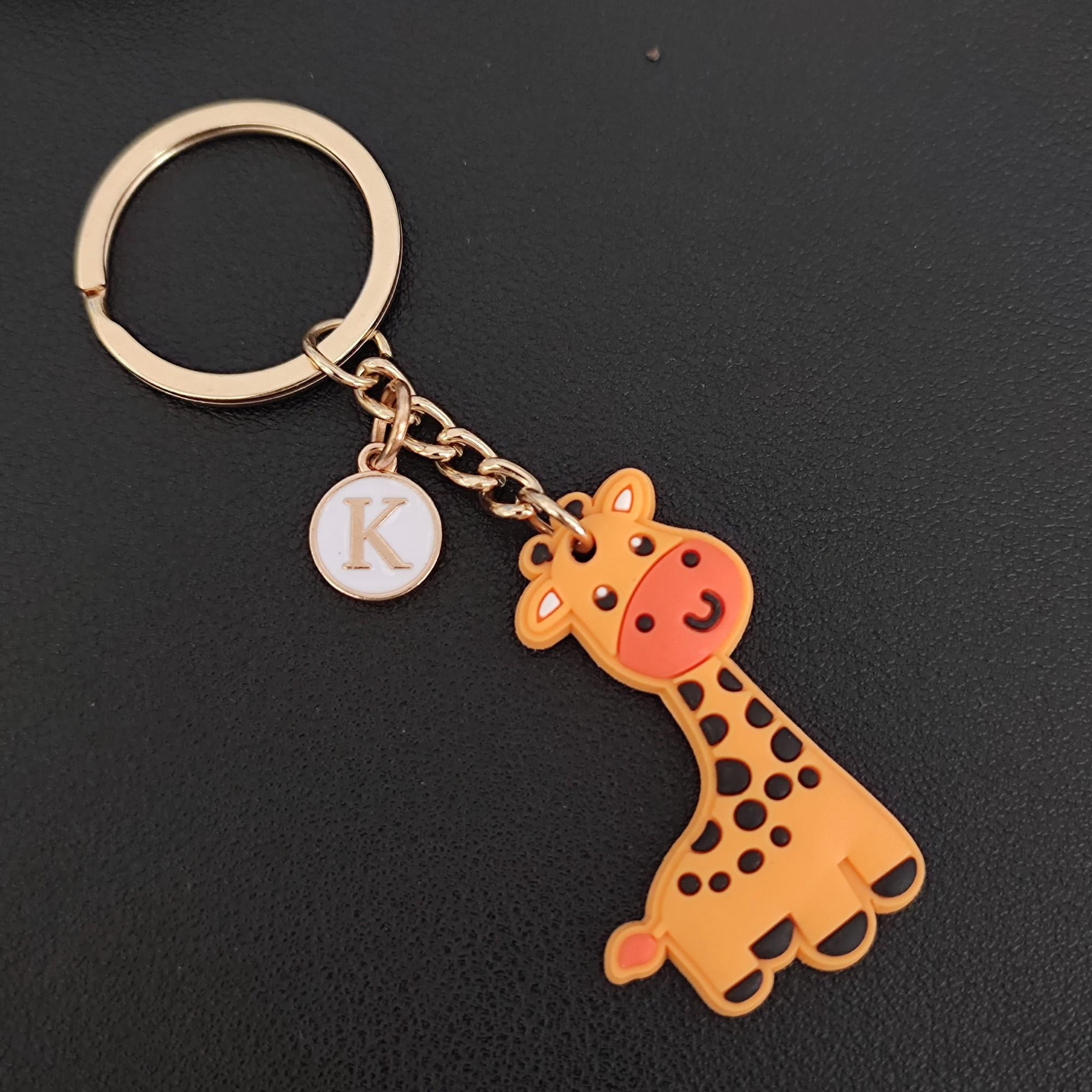 Giraffe Keychain Soft PVC Rubber - Etsy