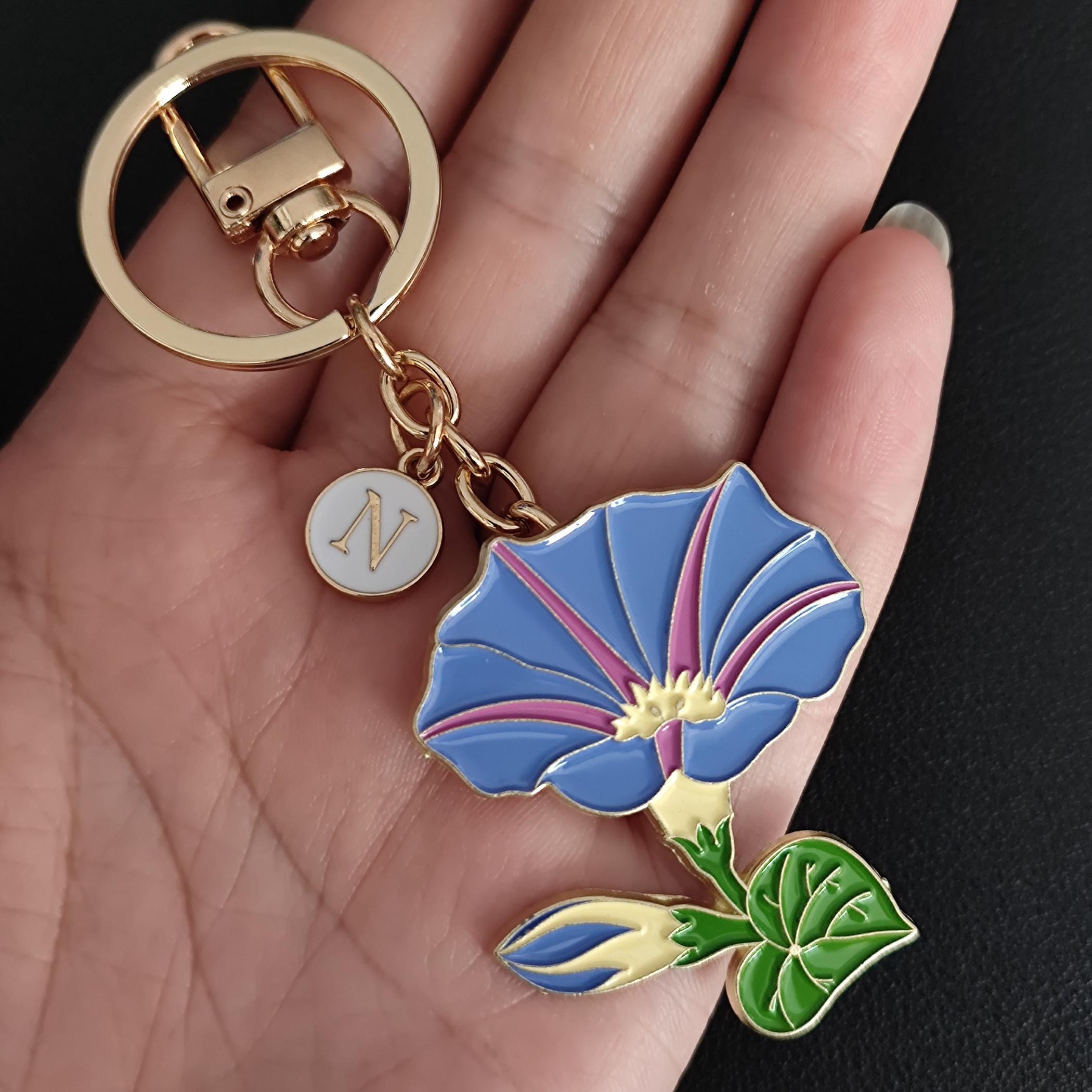 Morning Glory Bag Charm: Flower Dual-purpose Pin - Etsy