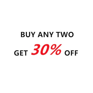 Buy two get 30% off
