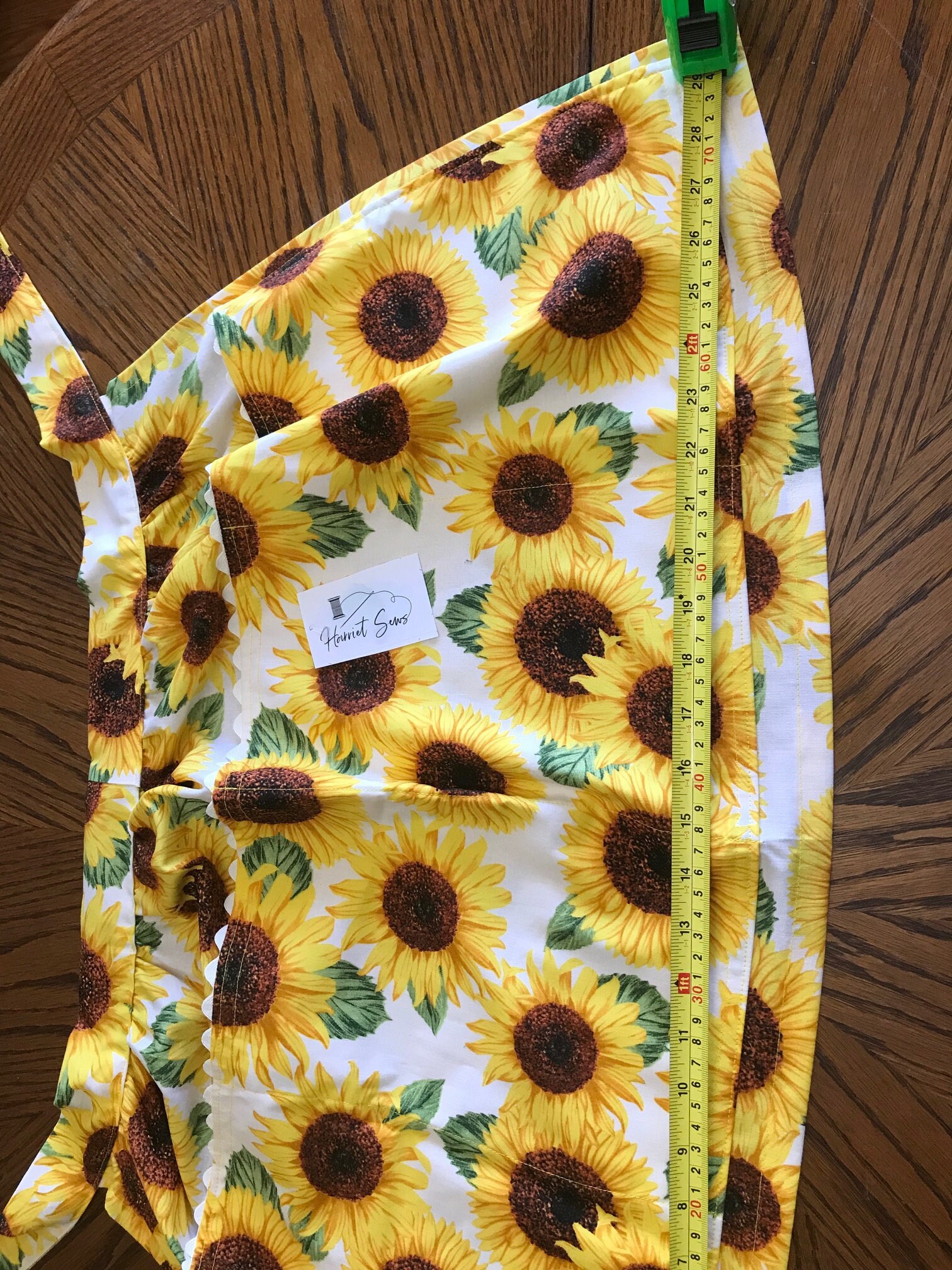 Sunflower Apron, Bright Cotton Fabric With 4 Deep Pockets - Etsy