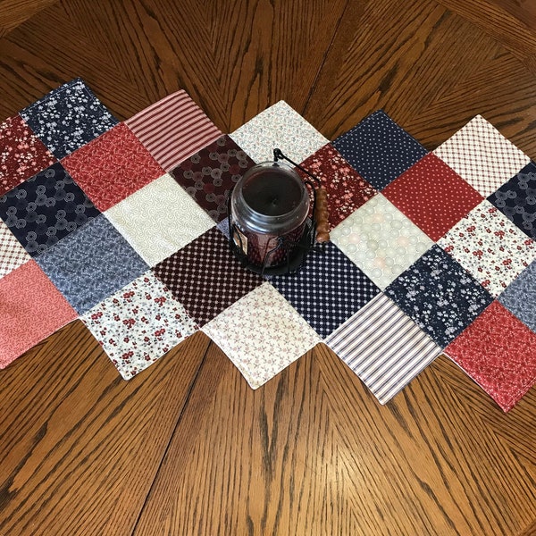 Zig Zag Table Runner Etsy