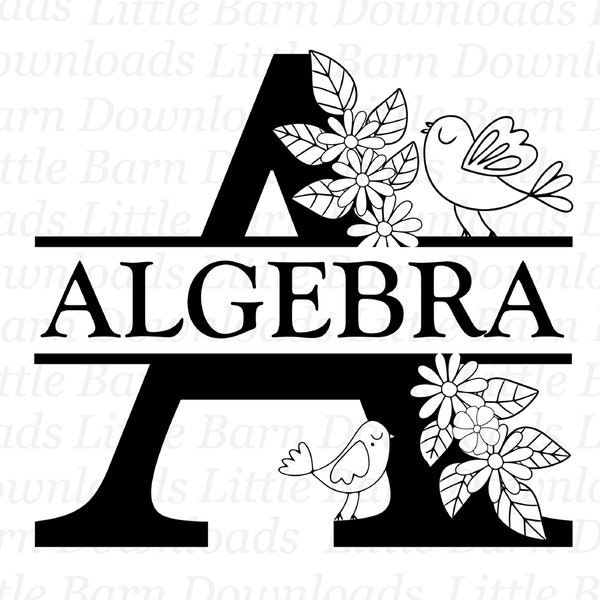 Algebra PNG, Maths Clipart, Sublimation Graphics, Waterslide Decals, Commercial Use, Printable Transfers