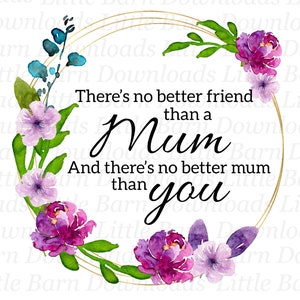 Non c'è mamma migliore Clipart, Madre PNG, Grafica a sublimazione per mamma, Download digitali per uso commerciale, Stampabili per mamma, Download istantaneo