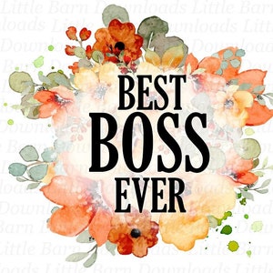 Meilleur patron de tous les temps png, merci patron, cadeau pour patron, impression patron, transferts par sublimation patron, sublimation patron, cadeau collègue, retraite png thumbnail