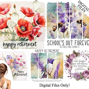Fichiers PNG retraite pour sublimation, clipart retraite, je suis à la retraite, téléchargement immédiat, bonne retraite, imprimables retraite - BZ007