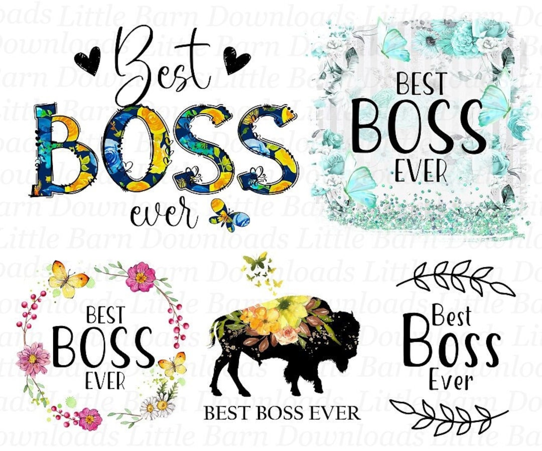 Best Boss Ever Png Thank You Boss Gift for Boss Boss Print Etsy UK