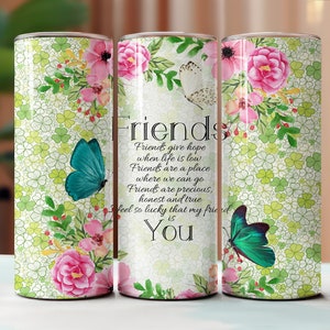 Friends Tumbler PNG, 20oz Tumbler Digital Wrap, sublimatie graphics, glijbaan transfers, naadloze rechte bekers, clipart