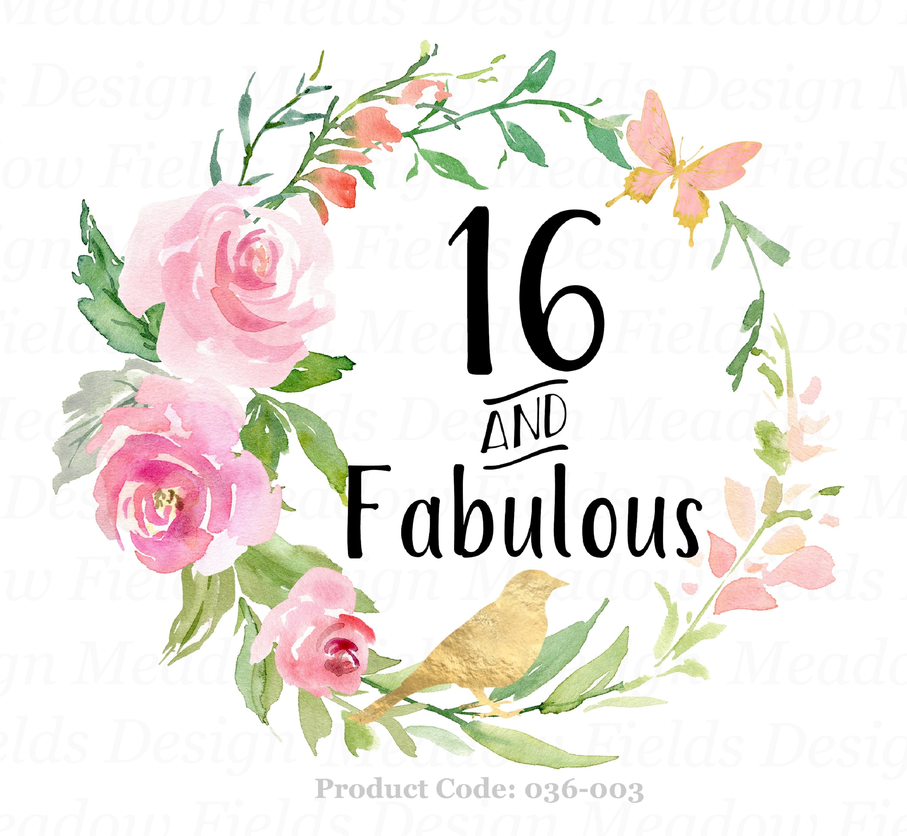 16th Birthday Girl Clip Art