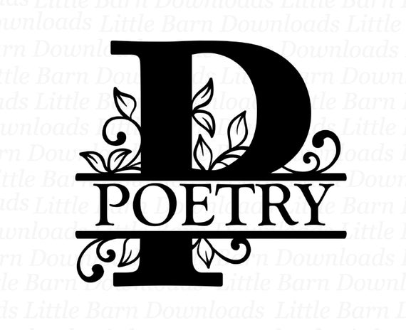 Poetry Clipart Sublimation PNG Digital Decals Waterslide