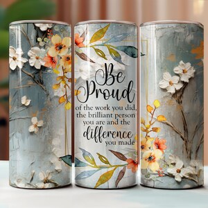 Gobelet de retraite, papier d'emballage skinny 20 oz, conception de gobelet PNG, téléchargement par sublimation, gobelet sans couture, numérique uniquement, soyez fier du travail