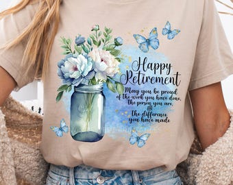 Happy Retirement Clipart: Be Proud PNG File, Retired Sublimation (PRINTABLE) - BZ159