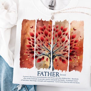 Definizione di Padre in formato PNG per sublimazione, regalo per la festa del papà, regali per papà, regali per uomini, neo-papà, decorazione murale per papà, download istantaneo