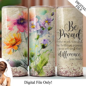 Ruhestand Tumbler Tumbler Wrap in PNG-Format für Sublimation, sofortiger Download, 20 Unzen nahtlose Tumbler, NUR DIGITAL, stolz sein auf die Arbeit