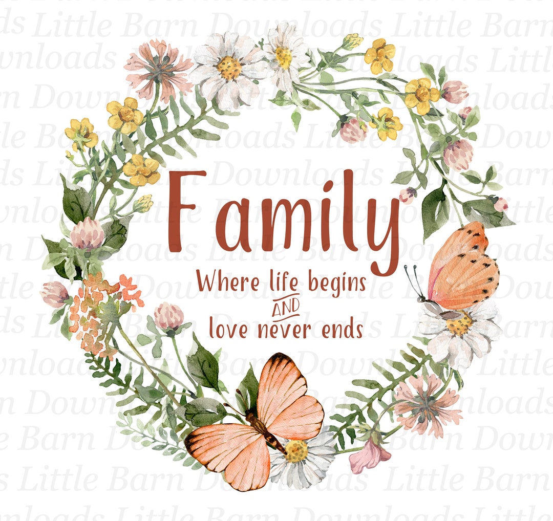 Family Where Life Begins Png Family Clipart Waterslide - Etsy