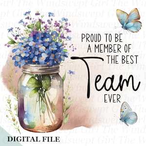 Membre de l'équipe PNG, Clipart équipe, journée de reconnaissance des employés, Clipart collègue, collègue PNG, Merci, équipe, téléchargement immédiat, Floral