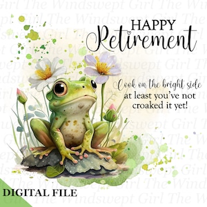 Clipart heureuse retraite, PNG de la retraite, graphiques par sublimation, cadeaux de retraite, téléchargement immédiat, fond Transparent, cadeau drôle de retraité
