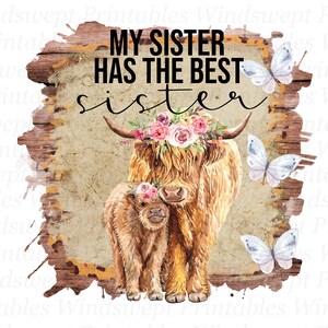 Sister PNG Sublimation Files, Sister Clipart, Instant Downloads, Sister ...