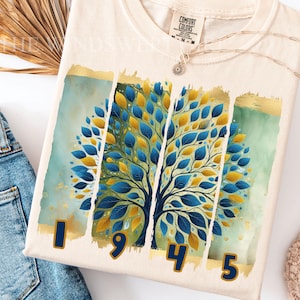 Clipart 80e anniversaire au Format PNG pour sublimation, chemise d'anniversaire 1945, cadeau 80e anniversaire pour femme, imprimables 80e anniversaire