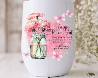 Happy Retirement Clipart: Be Proud PNG File, Retired Sublimation, Floral (PRINTABLE) - BZ159