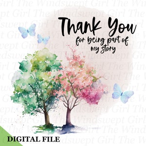 Danke, dass Sie Teil meiner Geschichte sind, Clipart, danke PNG, Lehrer Sublimation, Geschenk für Tutor, sofortiger Download, druckbare danke
