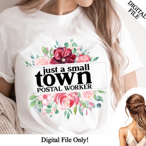Nur eine kleine Stadt Postangestellte PNG Clipart Sublimationsdatei, Postleben PNG, Postbote, Postamt, Printable Sofortiger Download