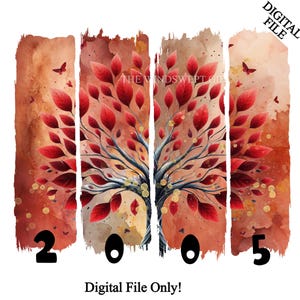 Conception de chemise 20e anniversaire au format PNG pour sublimation, chemise d'anniversaire 2005, cadeau 20e anniversaire pour femme, 20e anniversaire à imprimer