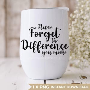 Clipart di apprezzamento per i colleghi: la differenza che fai PNG (STAMPABILE) - BZ156