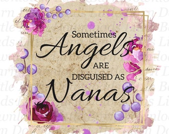 Nana Clipart, Nanas PNG, Sublimation Graphics, Waterslide Designs, Digital Decals, Printable Transfers