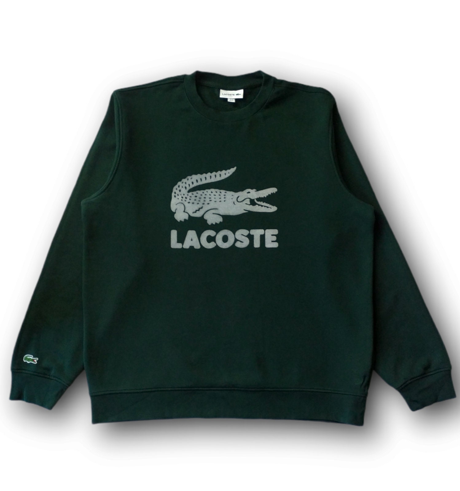 Lacoste Big Logo Spellout sweatshirt crewneck France VNTG | Etsy