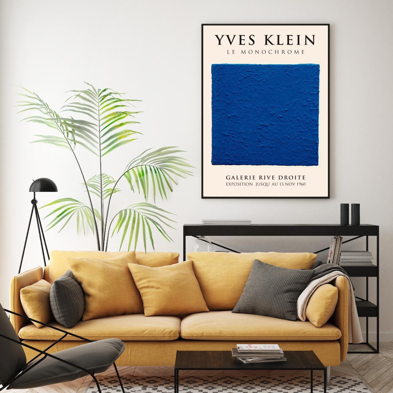 Yves Klein Blue Monochrome Art Print Artist Print Etsy