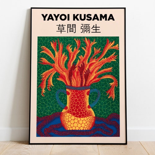 Yayoi Kusama Art Print Japanese Contemporary Art Etsy Canada