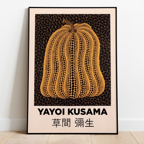 Yayoi Kusama Art Print Japanese Contemporary Art Etsy Canada