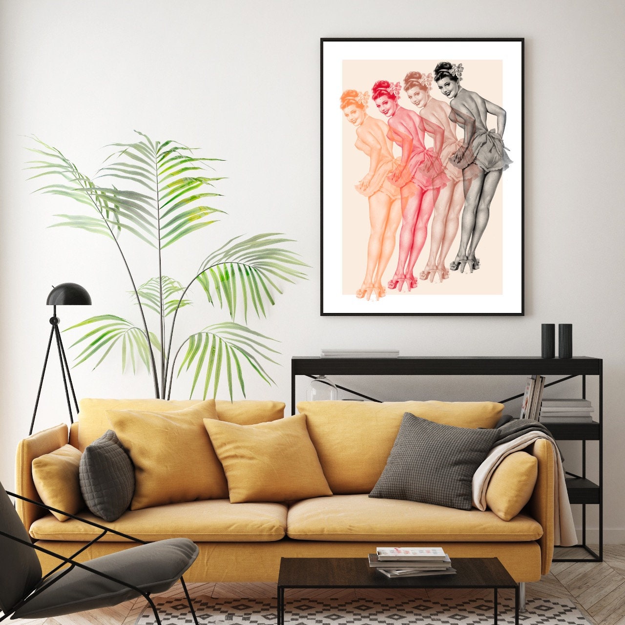 Pin up Wall Art Pop Art Print 1950s Pin up Girl Print Home Etsy UK