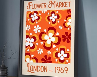 Flower Pop Art | Etsy