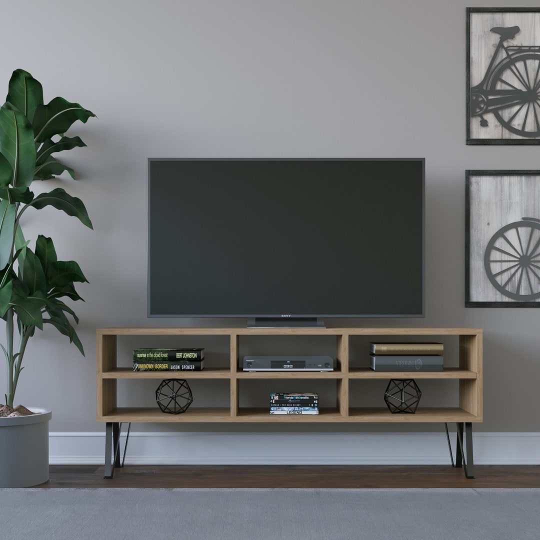 Judd Tv Stand Game Room Furniture Contemporary Tv Stand up Etsy