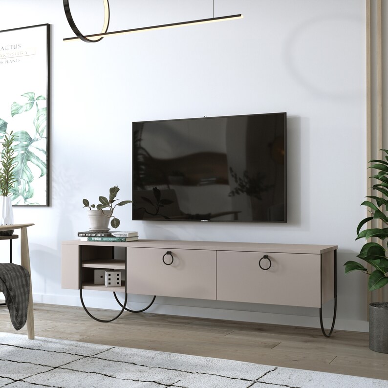 Loyd Tv Stand Modern Tv Stand Contemporary Tv Stand Etsy
