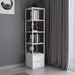 Robbins Bookcase | Bookcase | White Bookcase | Metal Bookcase | Bookshelf | Tall Bookcase | Tower Bookcase | Entertainment Unit | Book Case 