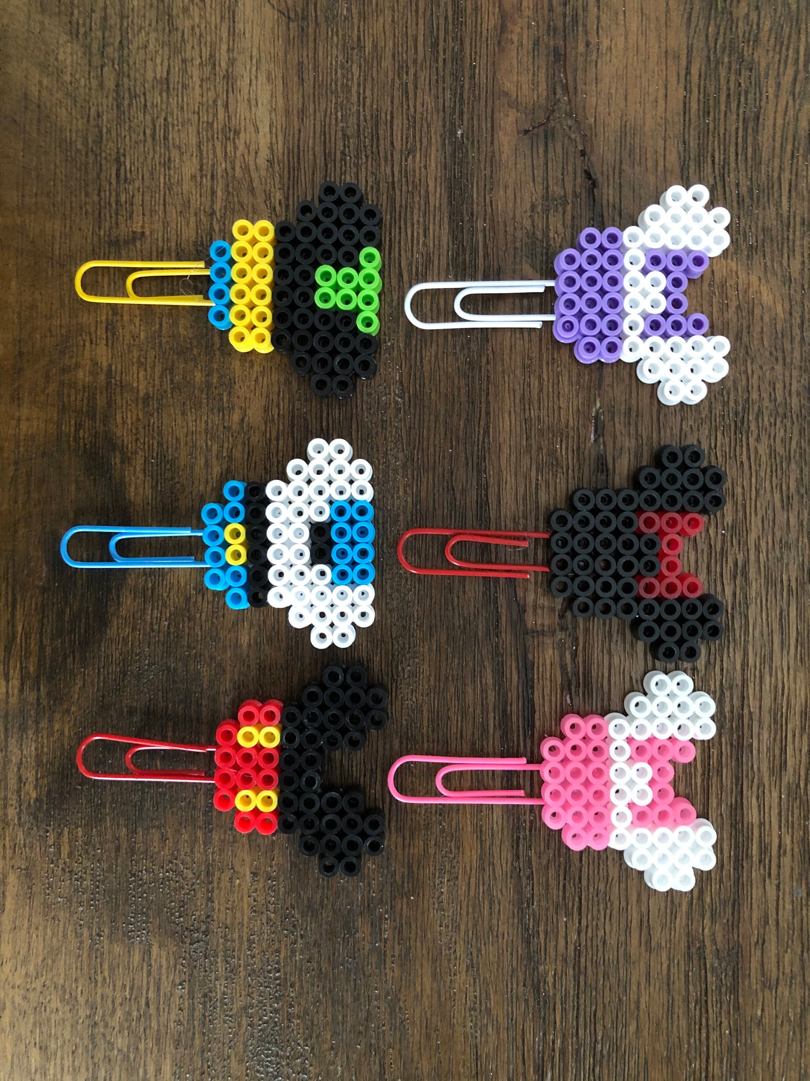 Perler bead bookmarks | Etsy