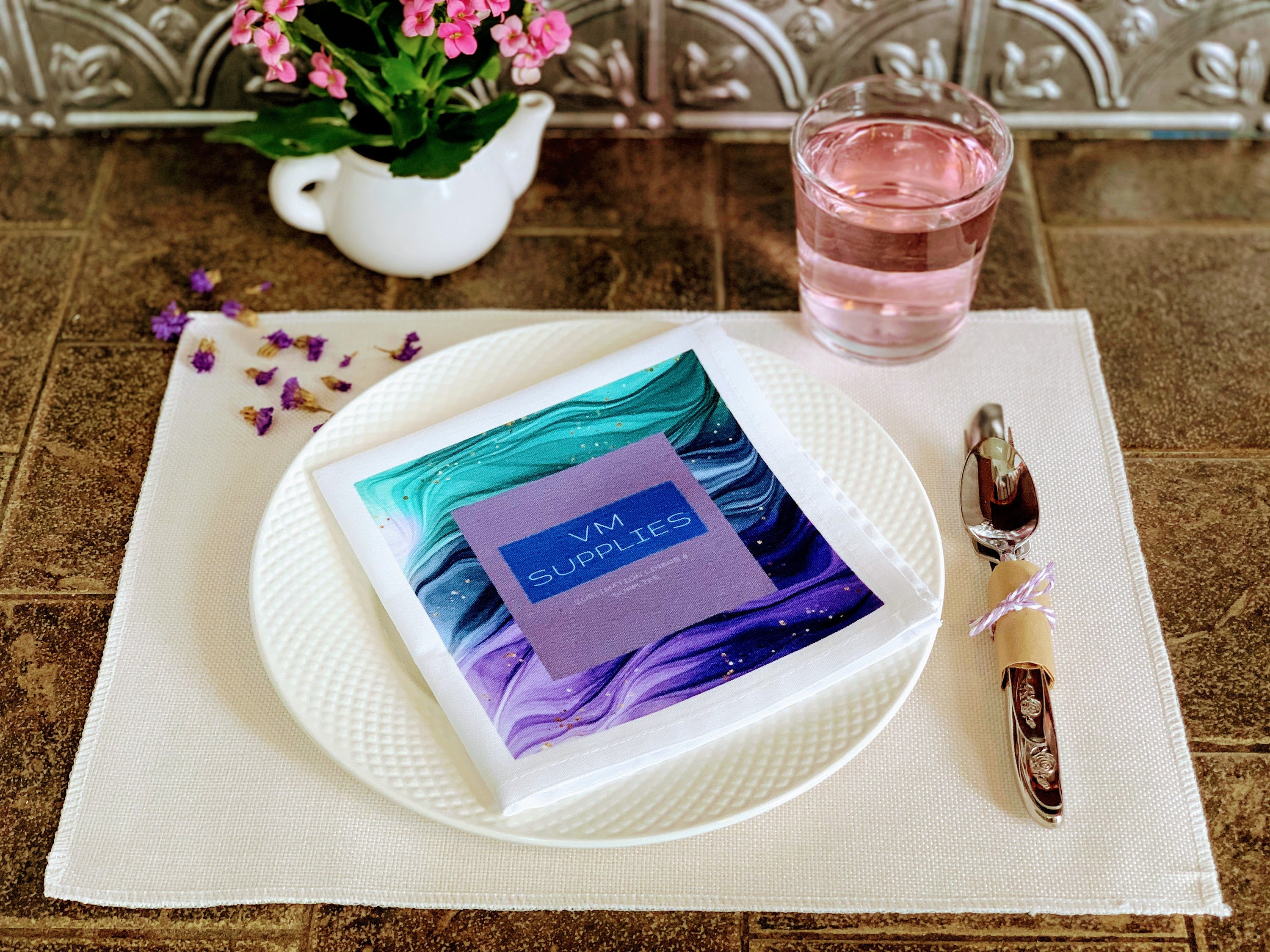 Sublimation blanks Lunch napkins 14x14 inches Set of 4 Etsy