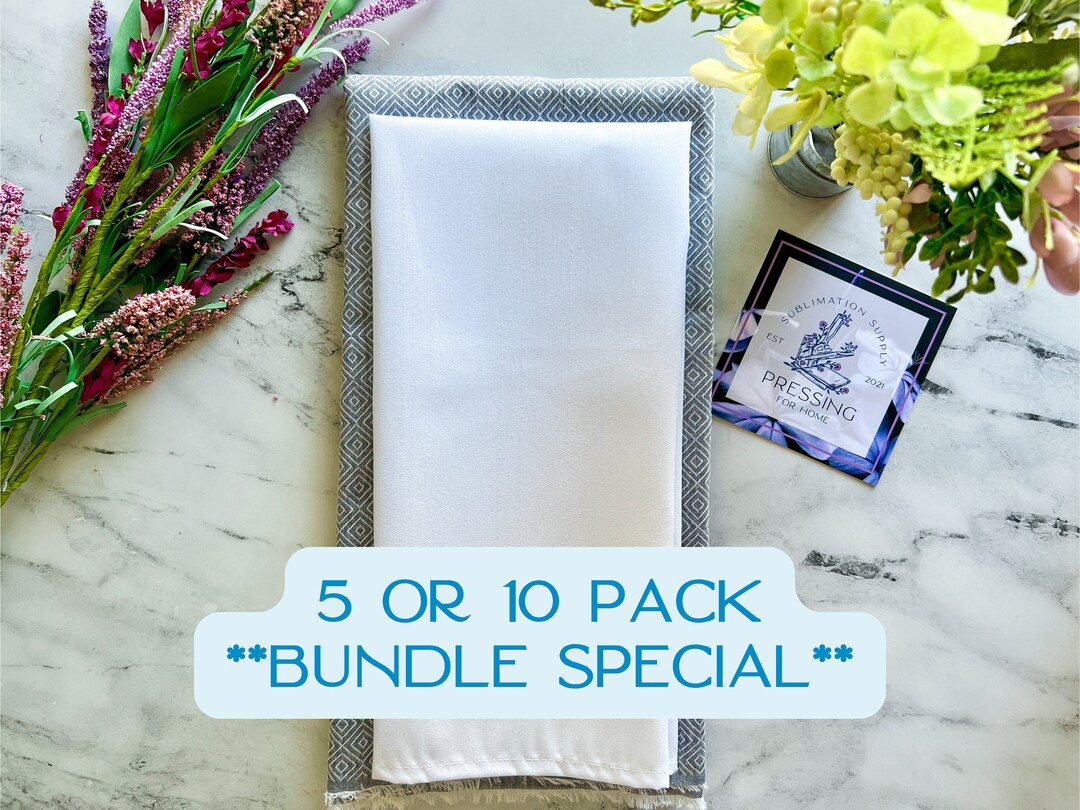 100 Polyester Sublimation Tea Towels, Sublimation Blanks, Flat Weave