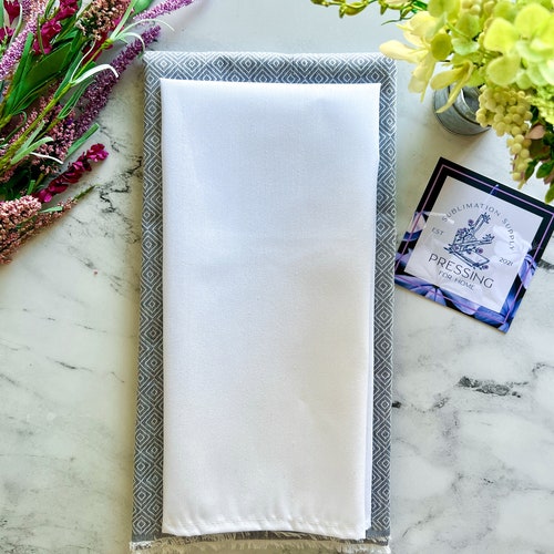 100 Polyester Sublimation Tea Towels Sublimation Blanks Etsy