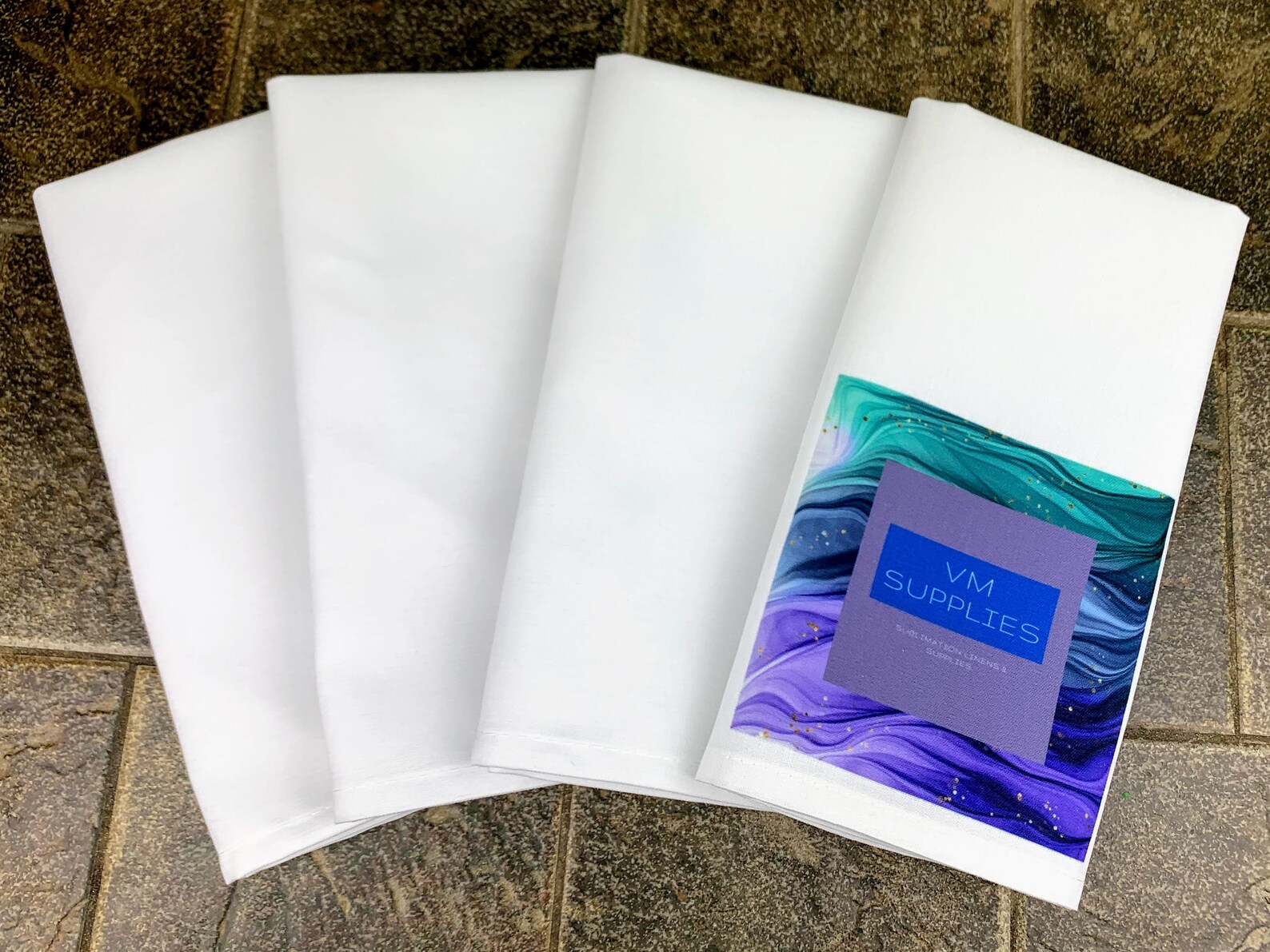 Sublimation blanks Cloth napkins 19x19 inches Set of 4 Etsy