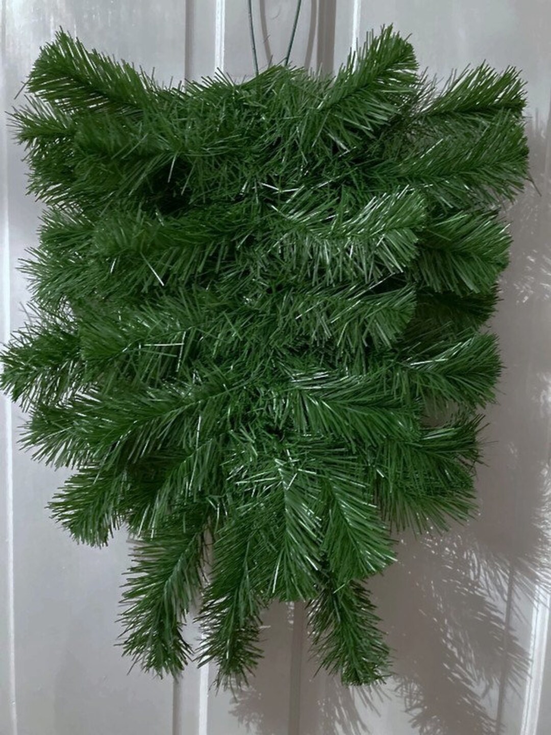 Christmas Front Door Teardrop Wreath Kit Swag Plain Swag Make Your Own