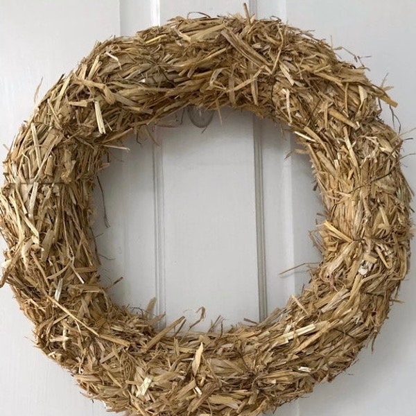 30cm HandmadeThick Straw Base For Wreath Making Suitable For Front Door Home Decor Wall Hanging Centrepiece Indoor Outdoor Wreath Making Kit