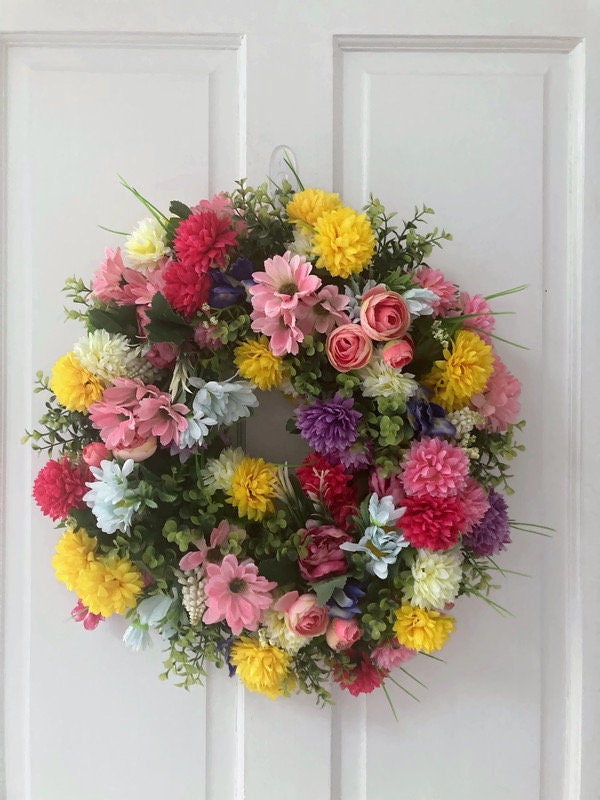 Giove Di Fiori Artificiali Per Porta D'ingresso Ghirlanda Estiva Primavera Primaverile Di Fiori For Attaccatura A Parete Della Finestra Della Porta