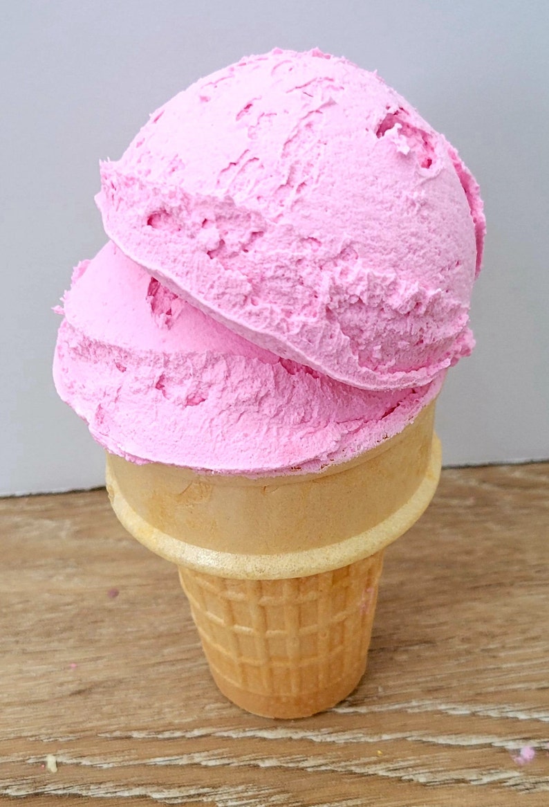 Faux Ice Cream Cone JUMBO Realistic Ice Cream Fake Ice Etsy