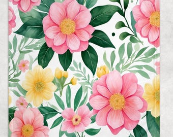 Floral Baby Blanket: Spring Daisy Minky Blanket