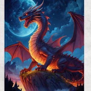 Dragon Night Sky Blanket Fantasy Throw Dark Dragon Lover Gift Space Stars Soft Bedding Mythical Beast Cozy Wrap Home Decor