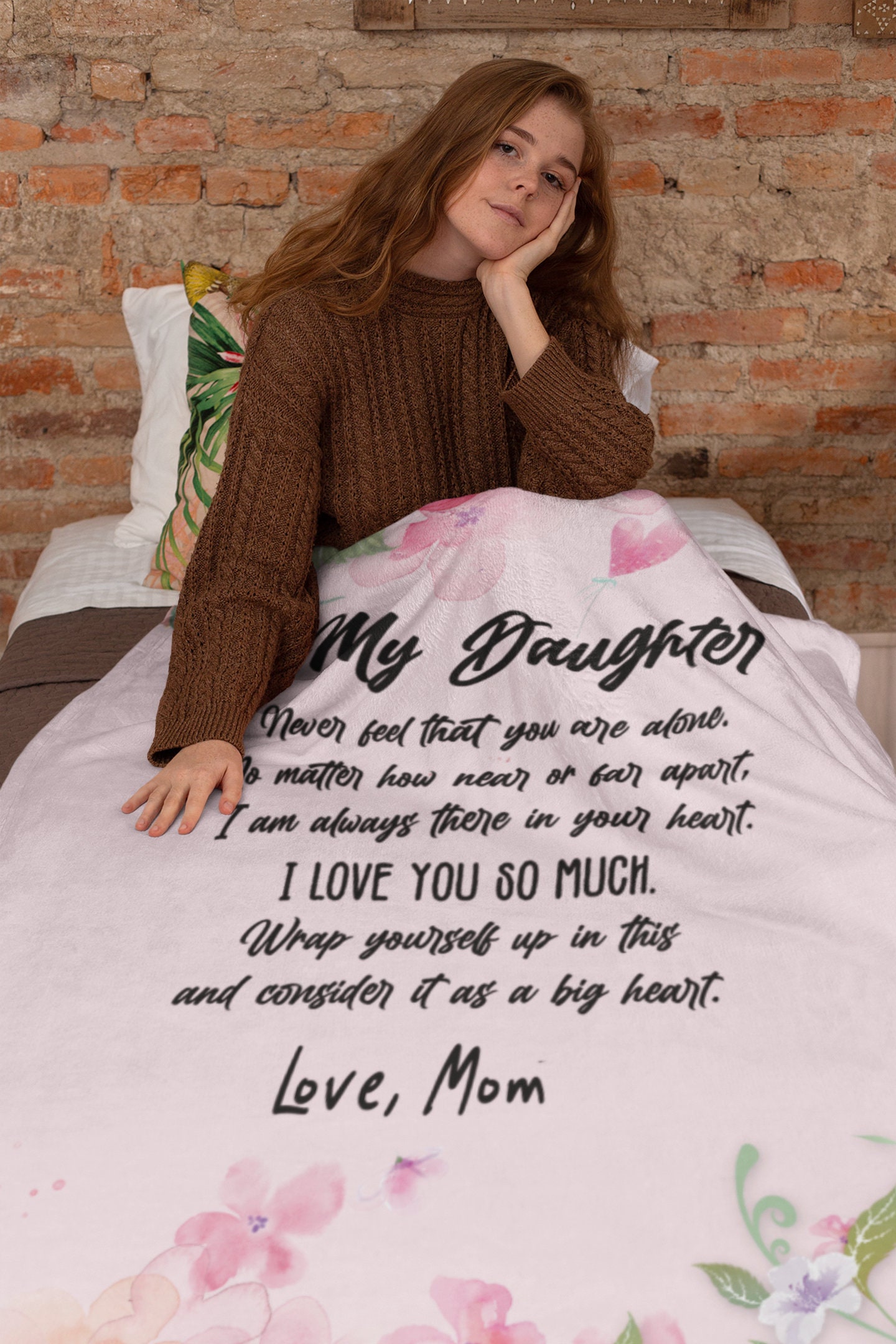Daughter Blanket Mother Daughter Gift to My Daughter Blanket Adult Daughter Gift Personalize to My Daughter Daughter Gift From Mom Etsy Canada