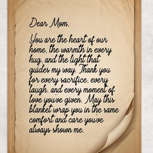 BRIEF DECKE Geschenk Liebe Geburtstagsgeschenk für Mama Papa Oma Fleece Jahrestag Geschenk Freundin Freund Valentinstag Geschenk